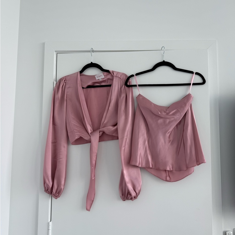 Silk skirt and top Underflirty